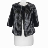 black mink-fur jacket